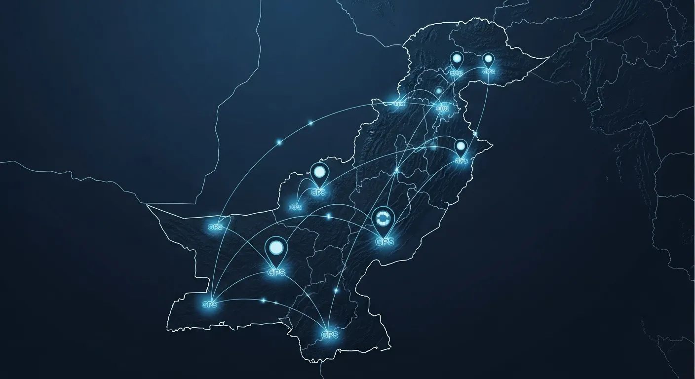 Pakistan coverage map
